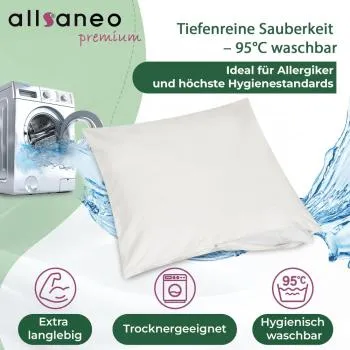 allsaneo premium Encasing Kissenbezug 50x50 cm